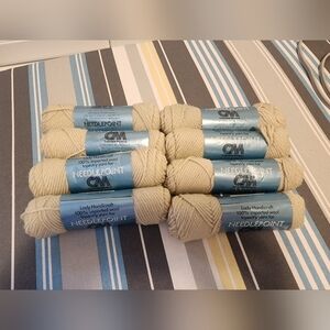 8 Skeins CM Needlepoint Wool Yarn in Pond Lily Green